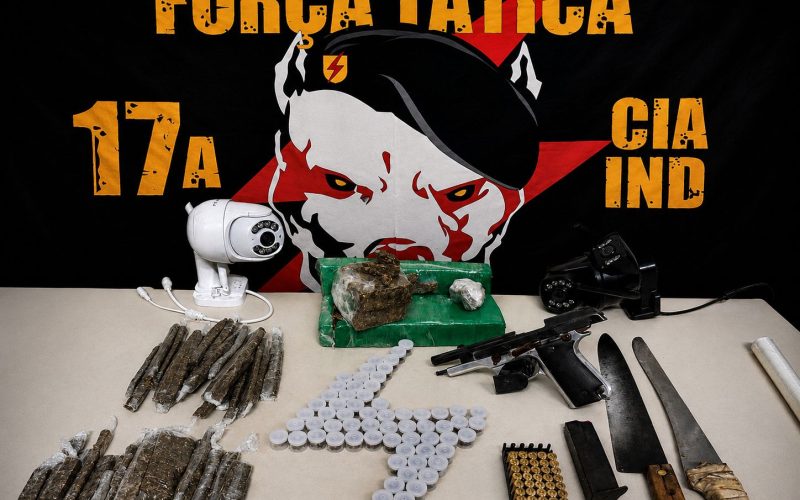 acoes-da-17a-companhia-independente-resultam-em-apreensao-de-drogas,-arma-de-fogo-e-detencao-de-suspeitos-em-vila-velha